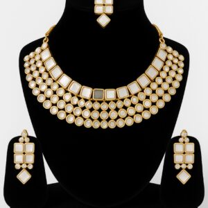 Silver Plated Crystal Necklace